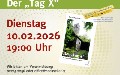 Buchpräsentation Gernot Rohrhofer – „Der Tag X“